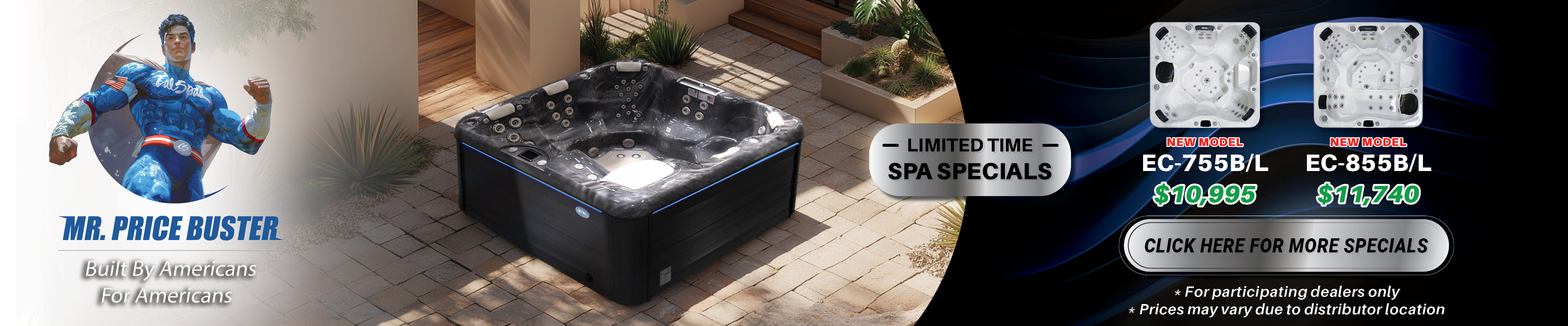 Calspas hot tub being used in a family setting - Ames